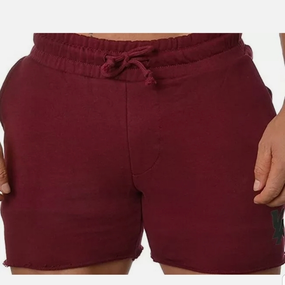 Men's Bodybuilding French Terry Cut-Off Shorts - Picture 4 of 8